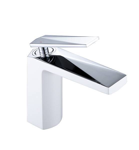 Смеситель для раковины Boheme Venturo белый хром 371-W