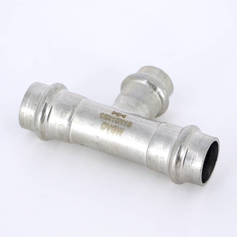 Тройник пресс IBP 18х15х18 мм нержавеющая сталь PS5130 0181518