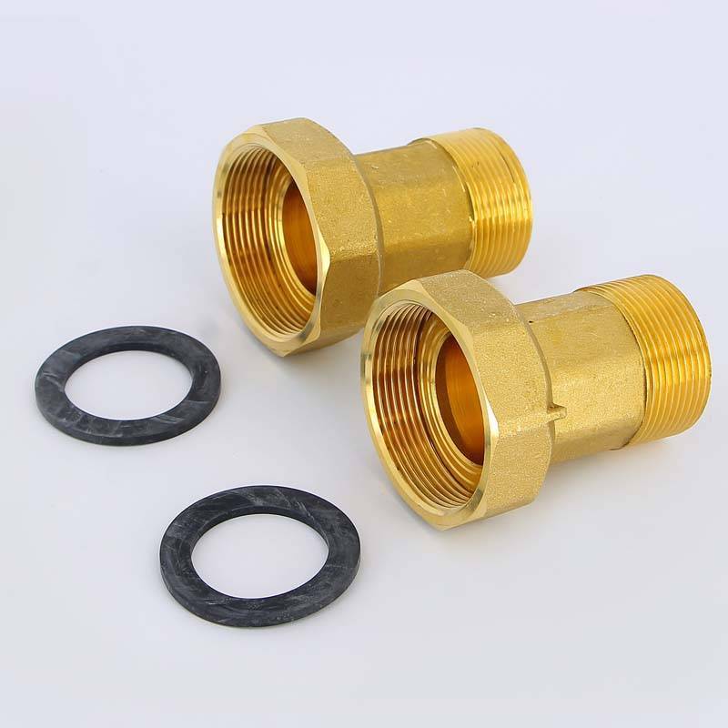 Разъемные соединения для водосчетчиков Tiemme пломбируемые 2 x 1 1/2 (2 шт) 1500072