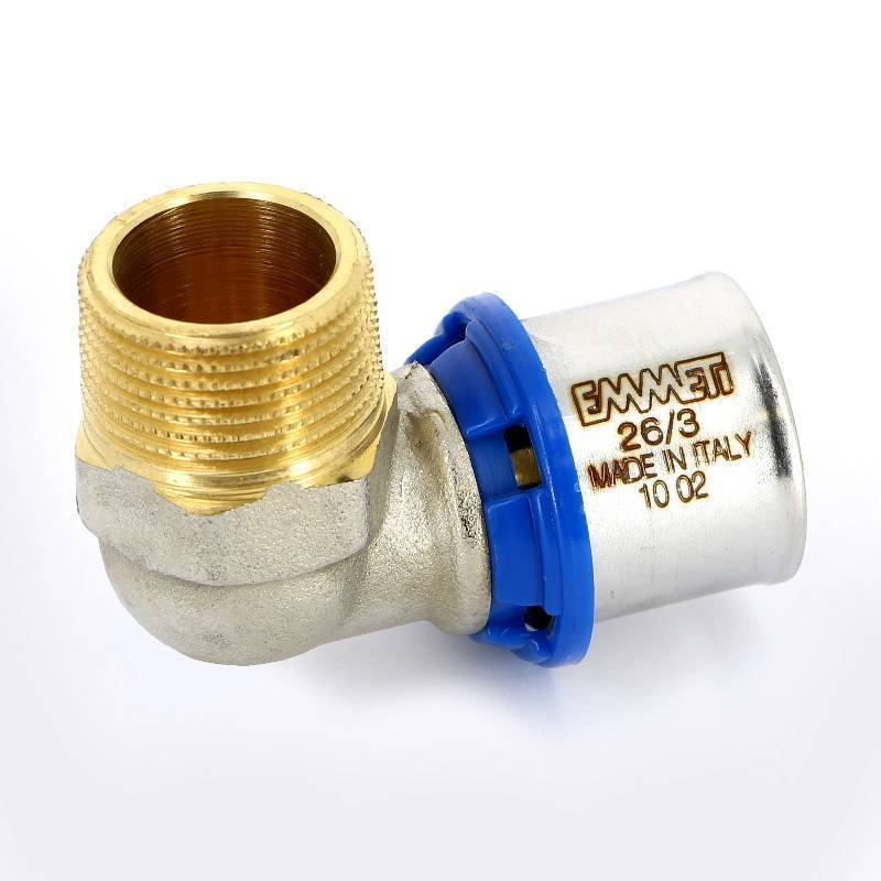 Угольник пресс с наружной резьбой Emmeti Gerapex 26 x 3/4 28101348