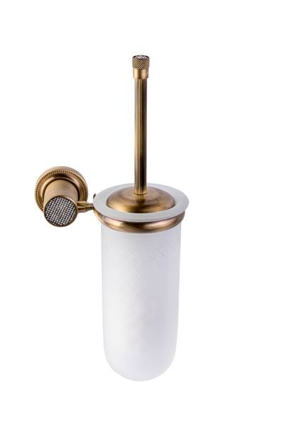 Ершик для туалета Boheme Royal Cristal подвесной бронза черный кристалл 10933-BR-B