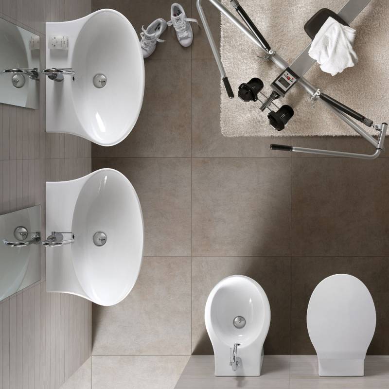 Унитаз подвесной Hatria Nido 36.3х54.8 см YXMD01