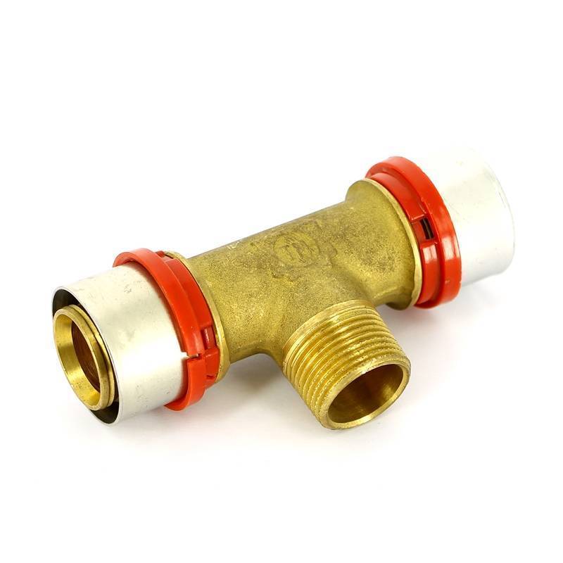 Тройник пресс с наружной резьбой TIEMME 32х3/4х32 1650657