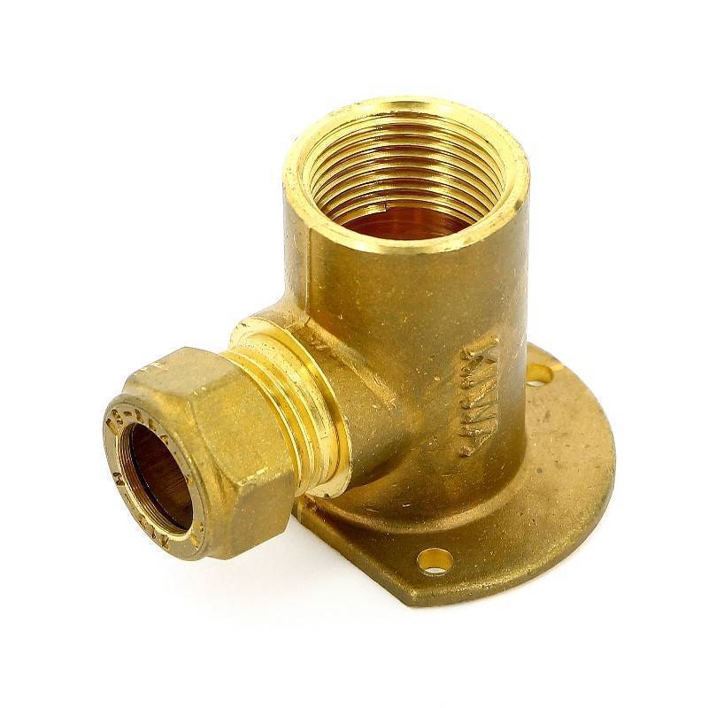 Водорозетка обжимная Tiemme 18x3/4 ВР латунь 1100142