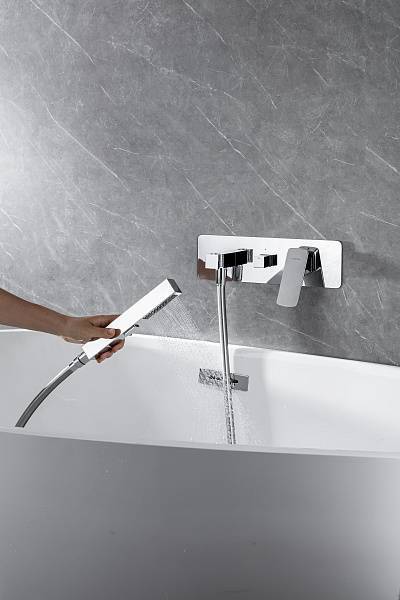 Смеситель для ванны с душем Allen Brau Infinity с внутренней частью хром 5.21007-00