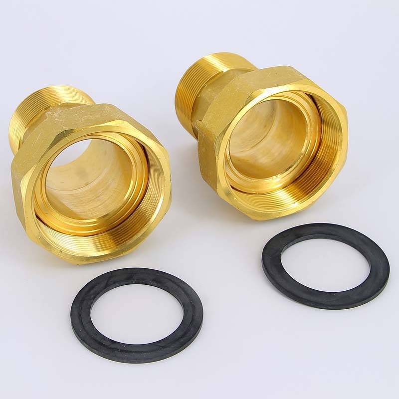 Разъемные соединения для водосчетчиков Tiemme пломбируемые 2 1/2 x 2 (2 шт) 1500101