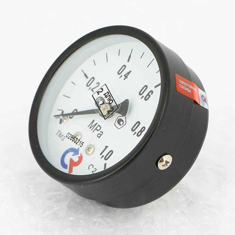 Манометр Росма ТМ-310T.00 63 мм 0-10 бар G1/4 аксиальный кл.2.5 00000008922