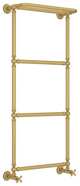 Полотенцесушитель водяной Сунержа Ренессанс 500x1260 мм матовое золото с комплектом вентилей 032-0281-1250