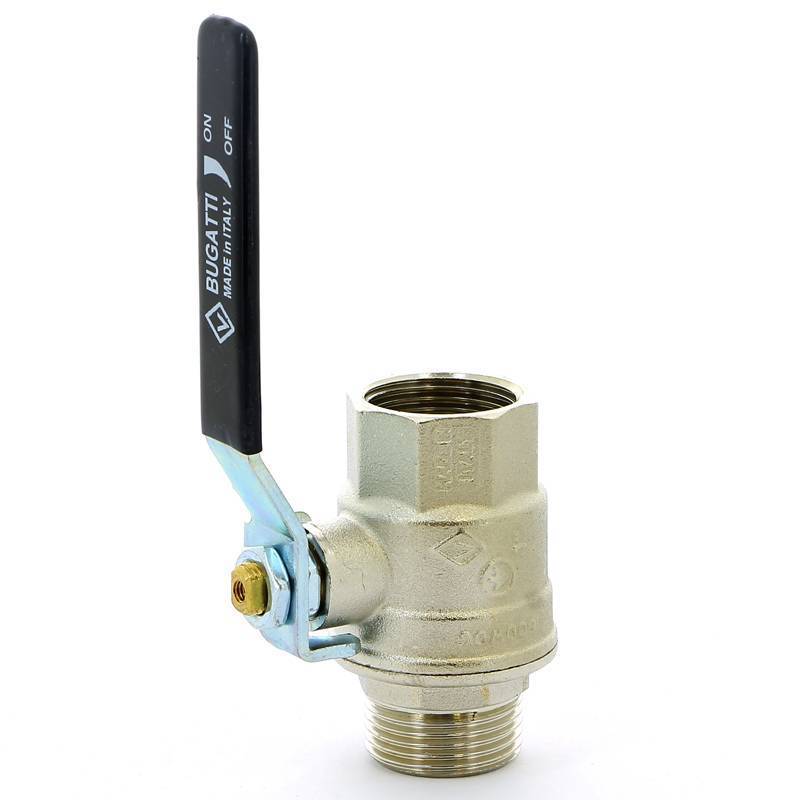 Кран шаровой Bugatti Oregon 1 НВ рычаг 03060103