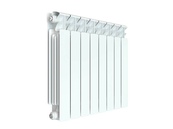 Радиатор биметаллический RIFAR Base 500 8 секций боковое подключение 11493