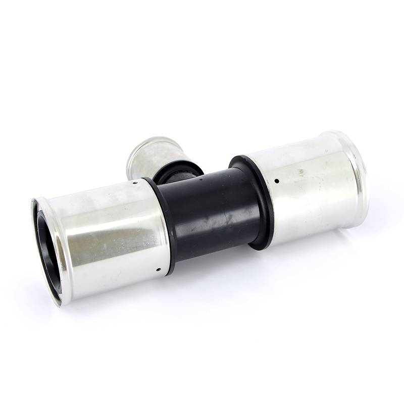 Тройник пресс PVDF Henco 63х40х63 мм 10PK-634063