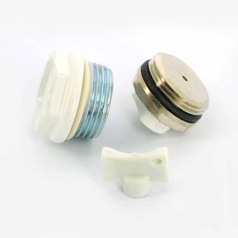 Комплект для подключения радиатора UNI-FITT 1x3/4 дюйма с силиконовой прокладкой RAL 9010 KIT0134SIL00