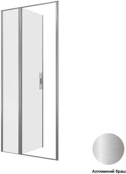Душевая дверь Allen Brau Priority 90x200 см серебро стекло прозрачное 8 мм 3.31026.BA