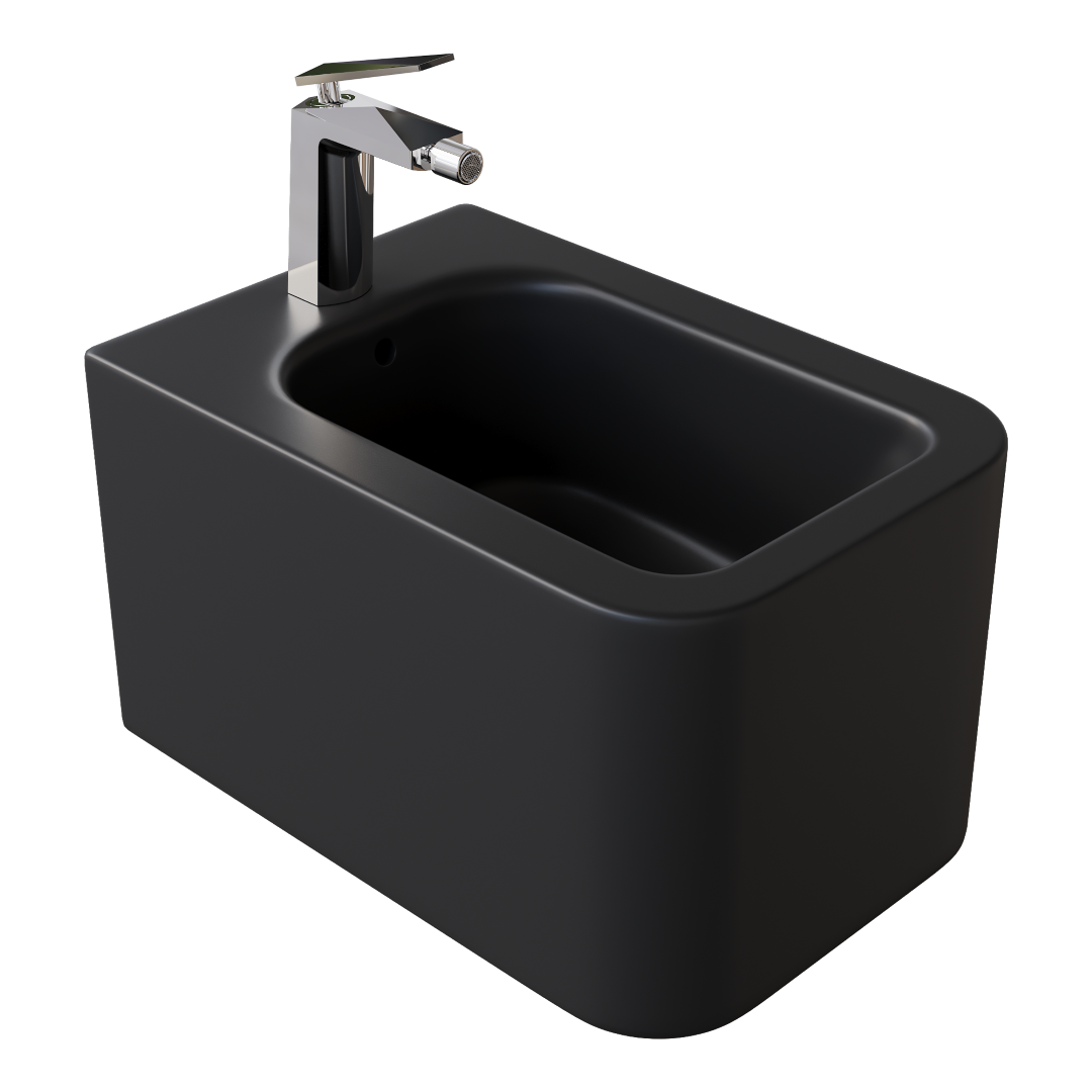 Биде подвесное Boheme Mane 52х35 см черный 970-BDT-B