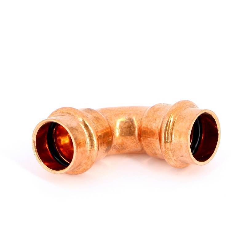 Угольник 90° пресс IBP >B< Press 18 мм медный P5002 01800000