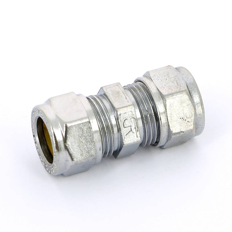 Муфта обжимная Tiemme хромированная 12х12 мм 1130011