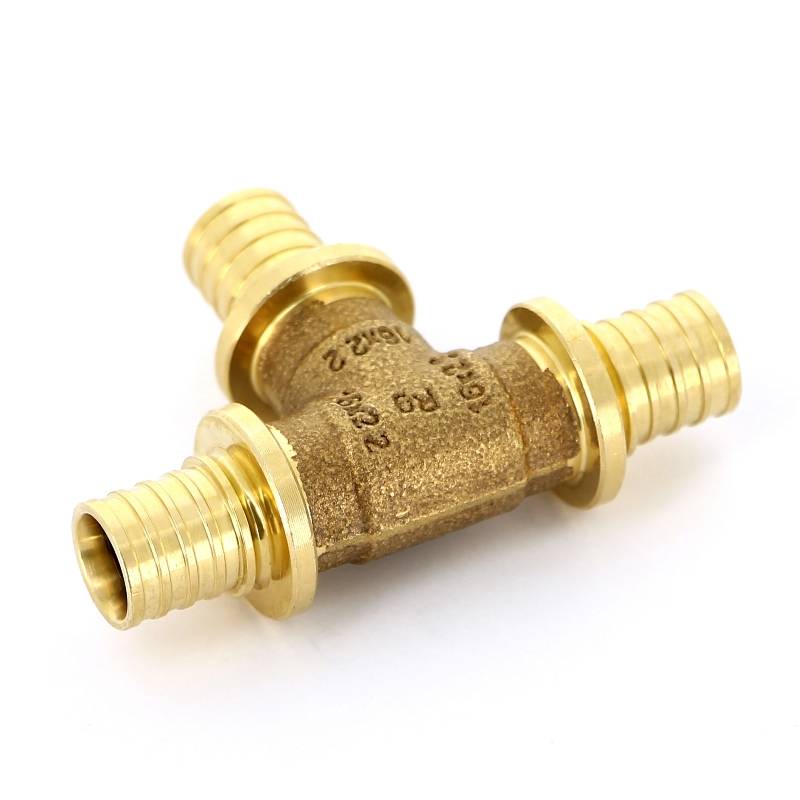 Тройник надвижной REHAU RAUTITAN RX 16 мм бронза 1377724