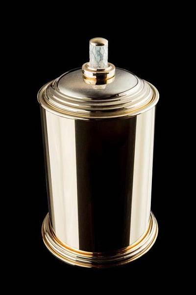 Ведро мусорное напольное Boheme Murano Cristal золото 10907-CRST-G