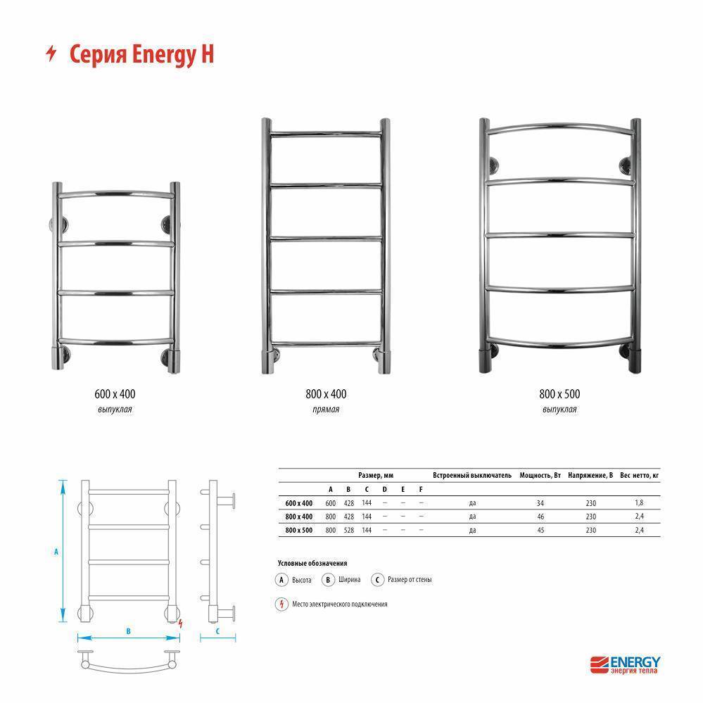 Полотенцесушитель электрический Energy H 800x400 мм золото микс EETR0000H08040RGLDG