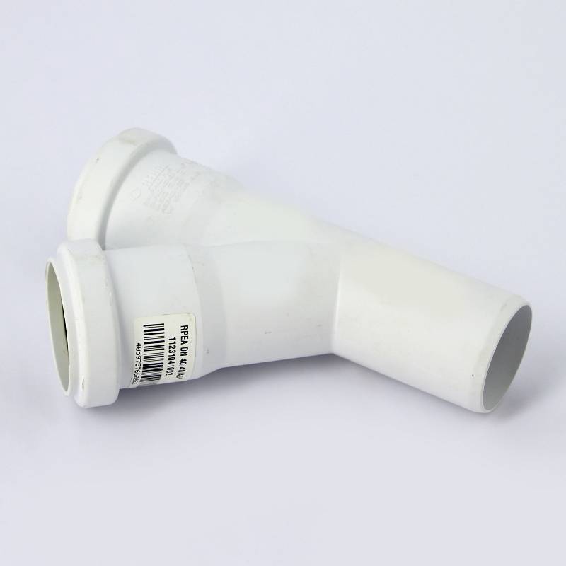 Тройник канализационный REHAU RAUPIANO PLUS 40/40/45° 123104