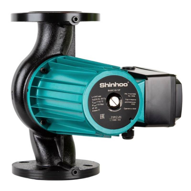 Насос циркуляционный фланцевый Shinhoo BASIC 32-12F 220 В 71221002