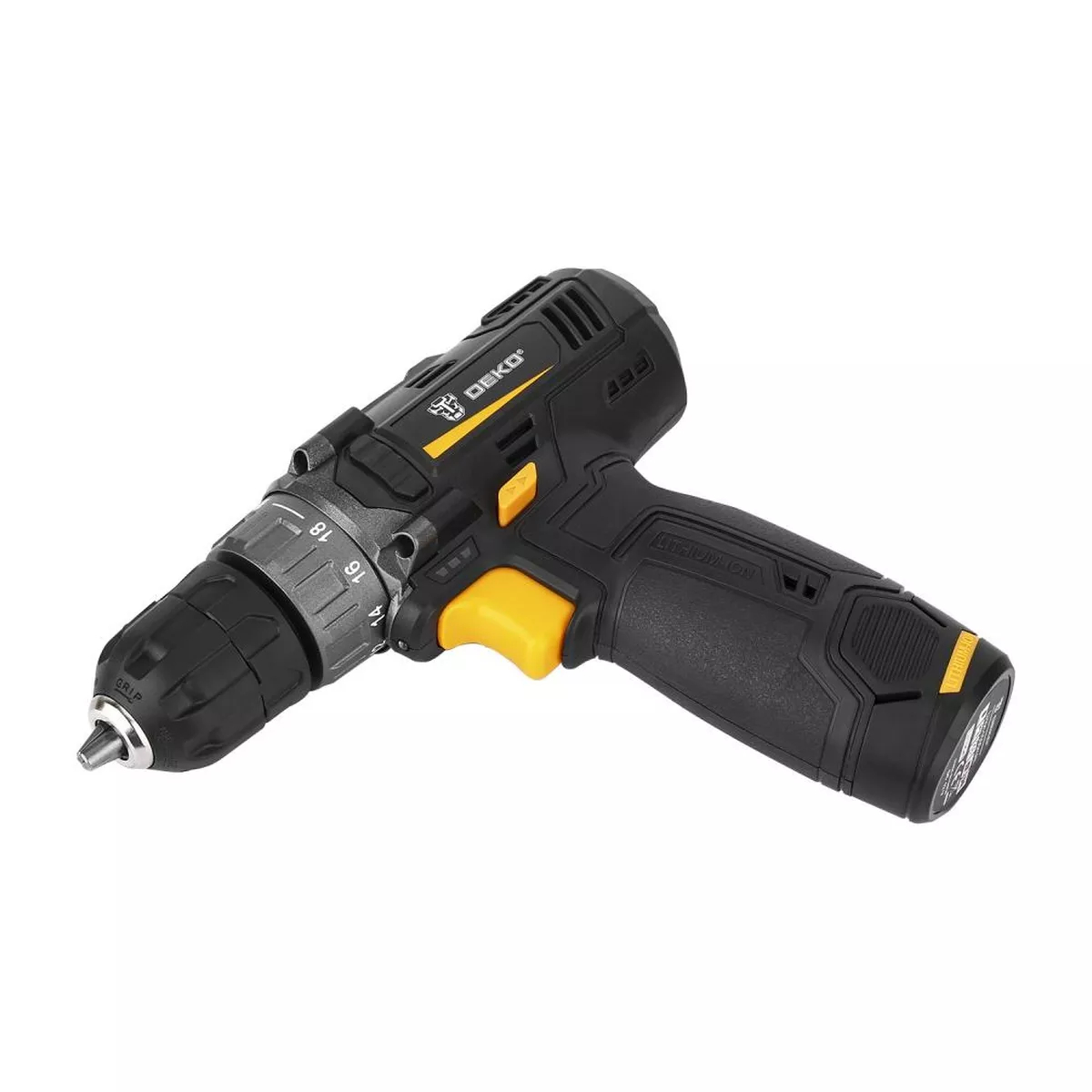 Дрель-шуруповерт аккумуляторная DEKO GCD12DU3 12 В GCD12DU3