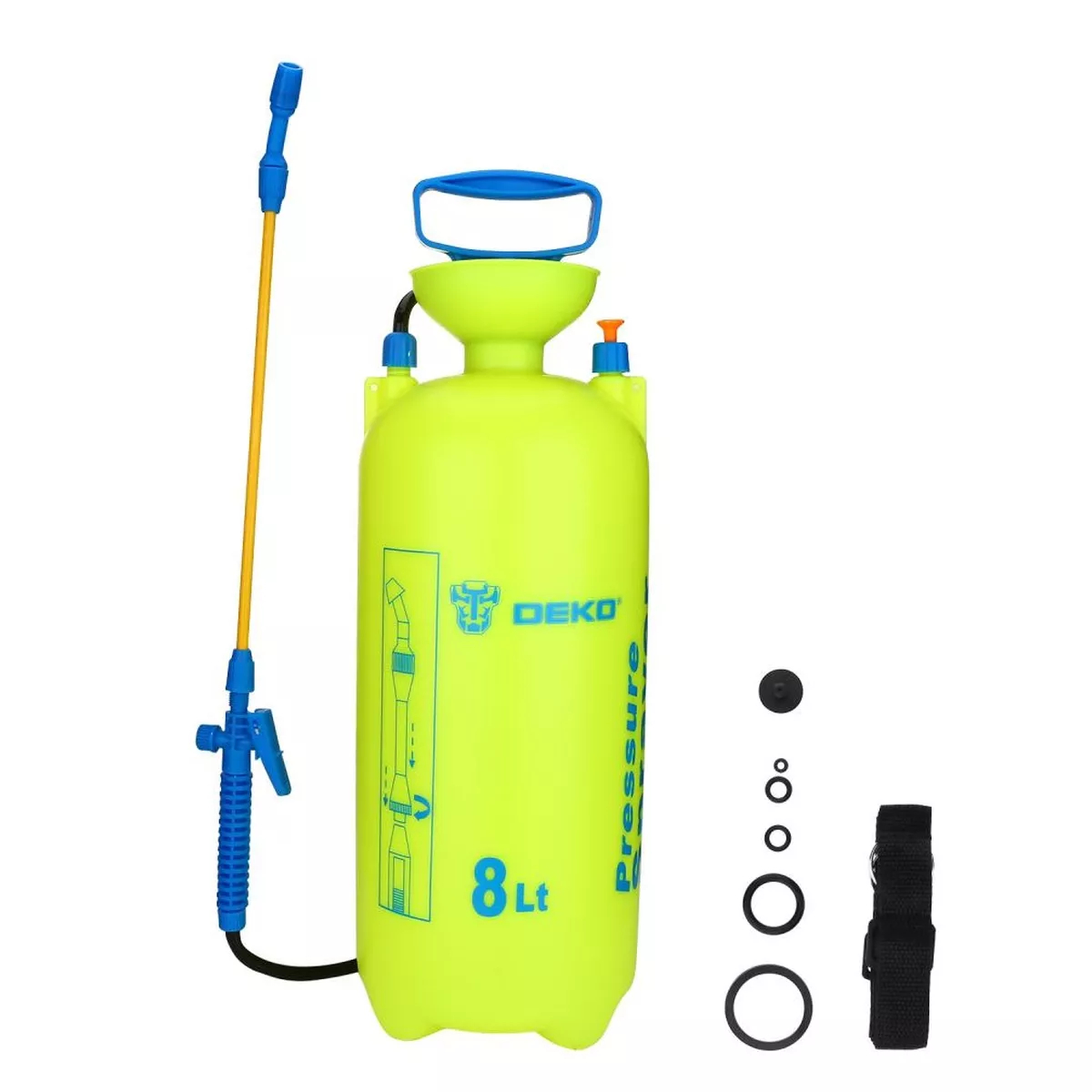 Опрыскиватель садовый помповый DEKO DKSP08 8 л 065-0931