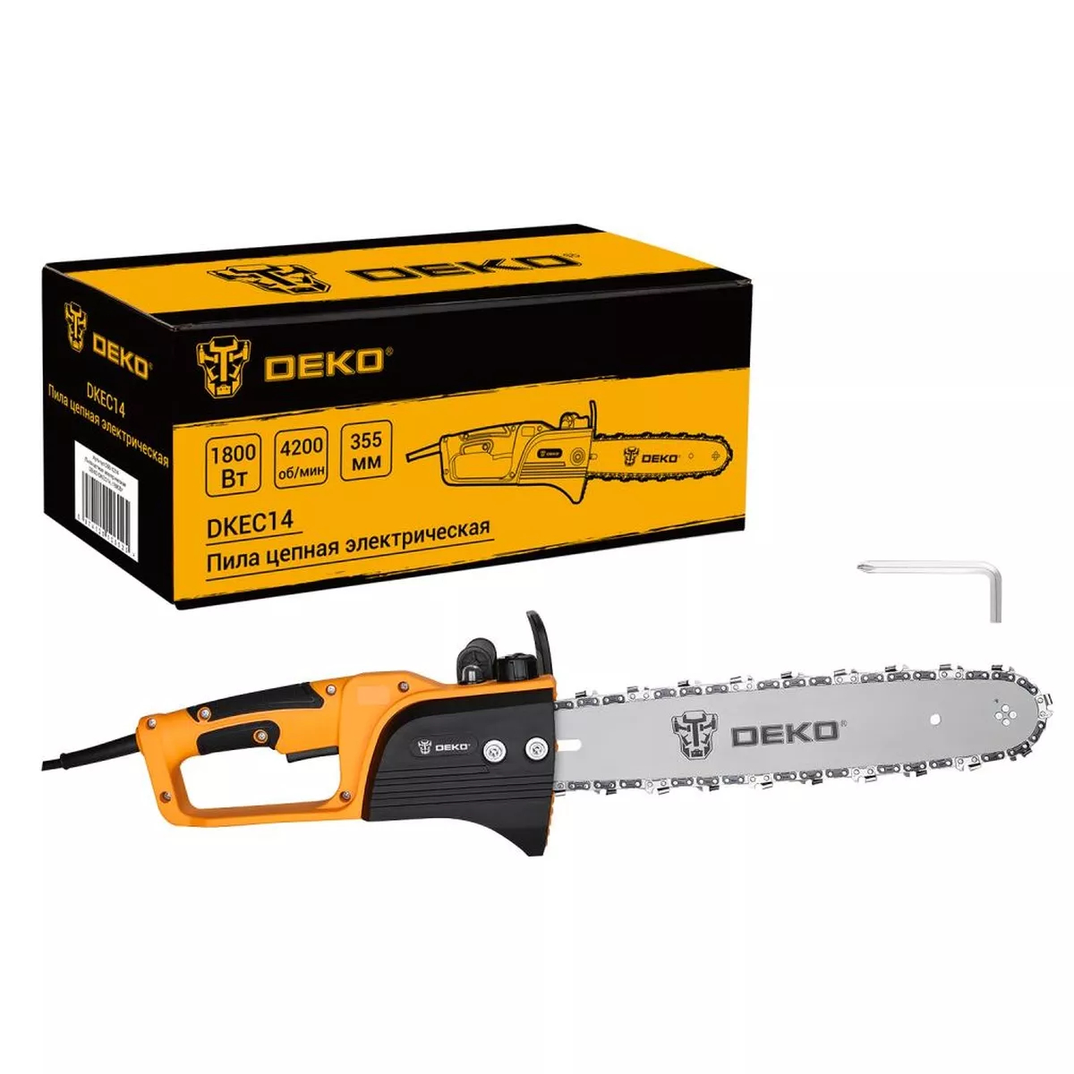Пила цепная электрическая DEKO DKEC14 1800 Вт 063-4310