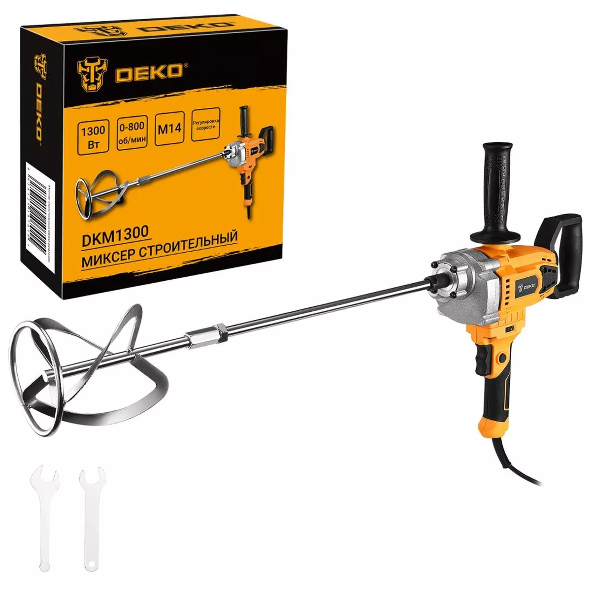 Миксер строительный DEKO DKM1300 1300 Вт 063-4160