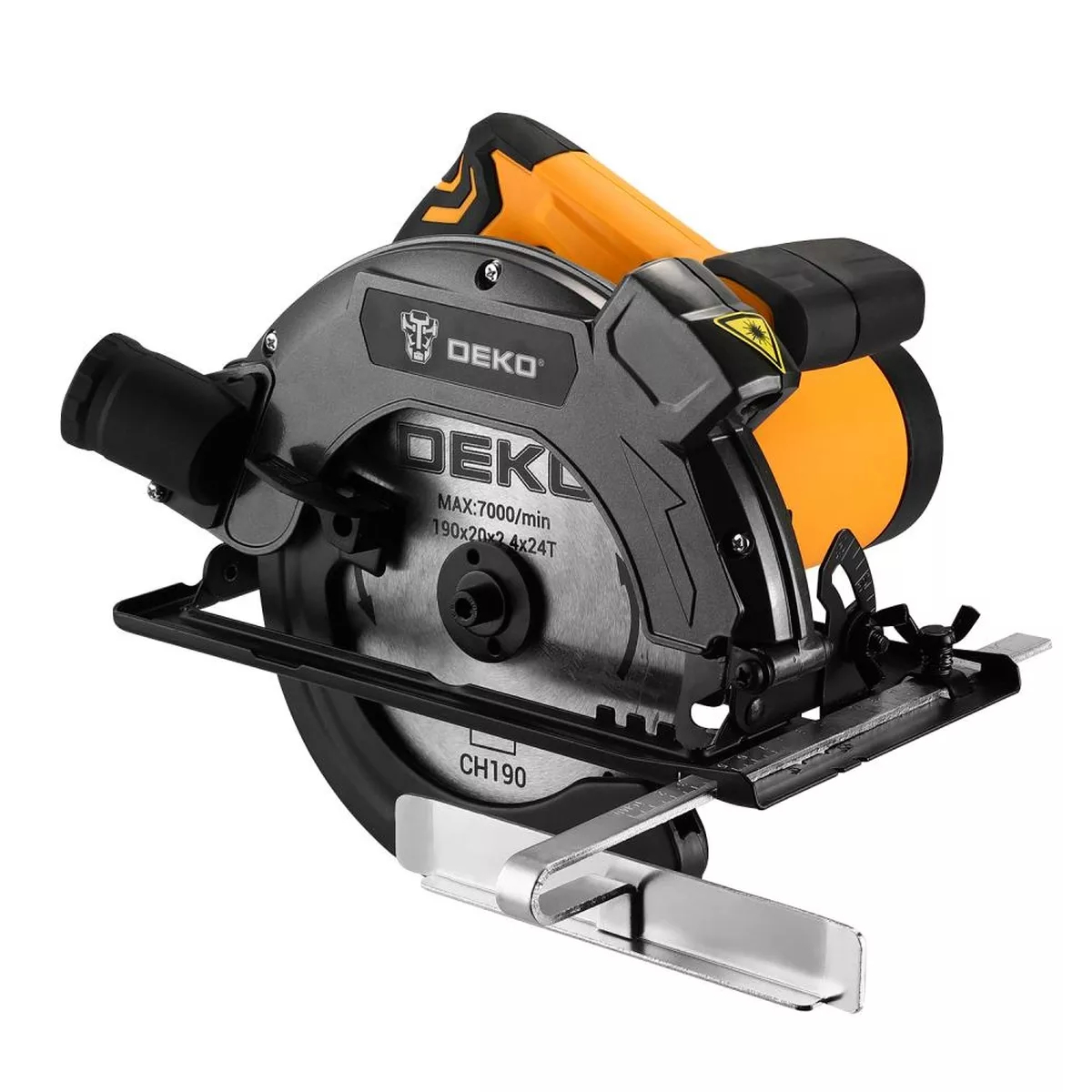 Пила дисковая DEKO DKCS1800-190 Laser 1800 Вт 190 мм лазерный указатель 063-4102