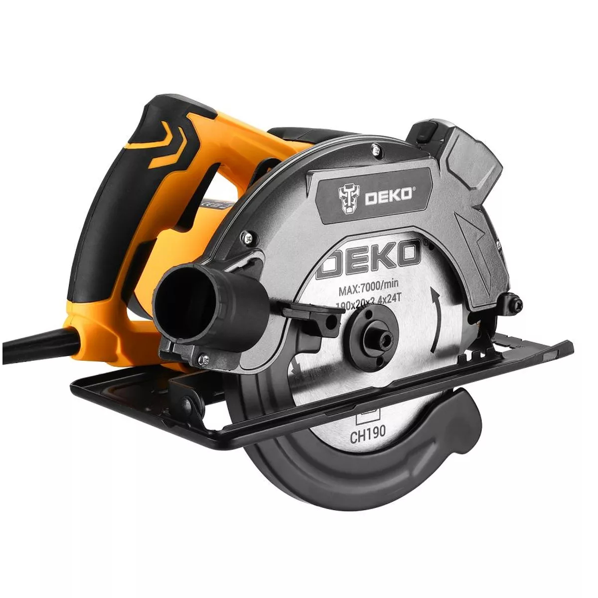 Пила дисковая DEKO DKCS1800-190 Laser 1800 Вт 190 мм лазерный указатель 063-4102