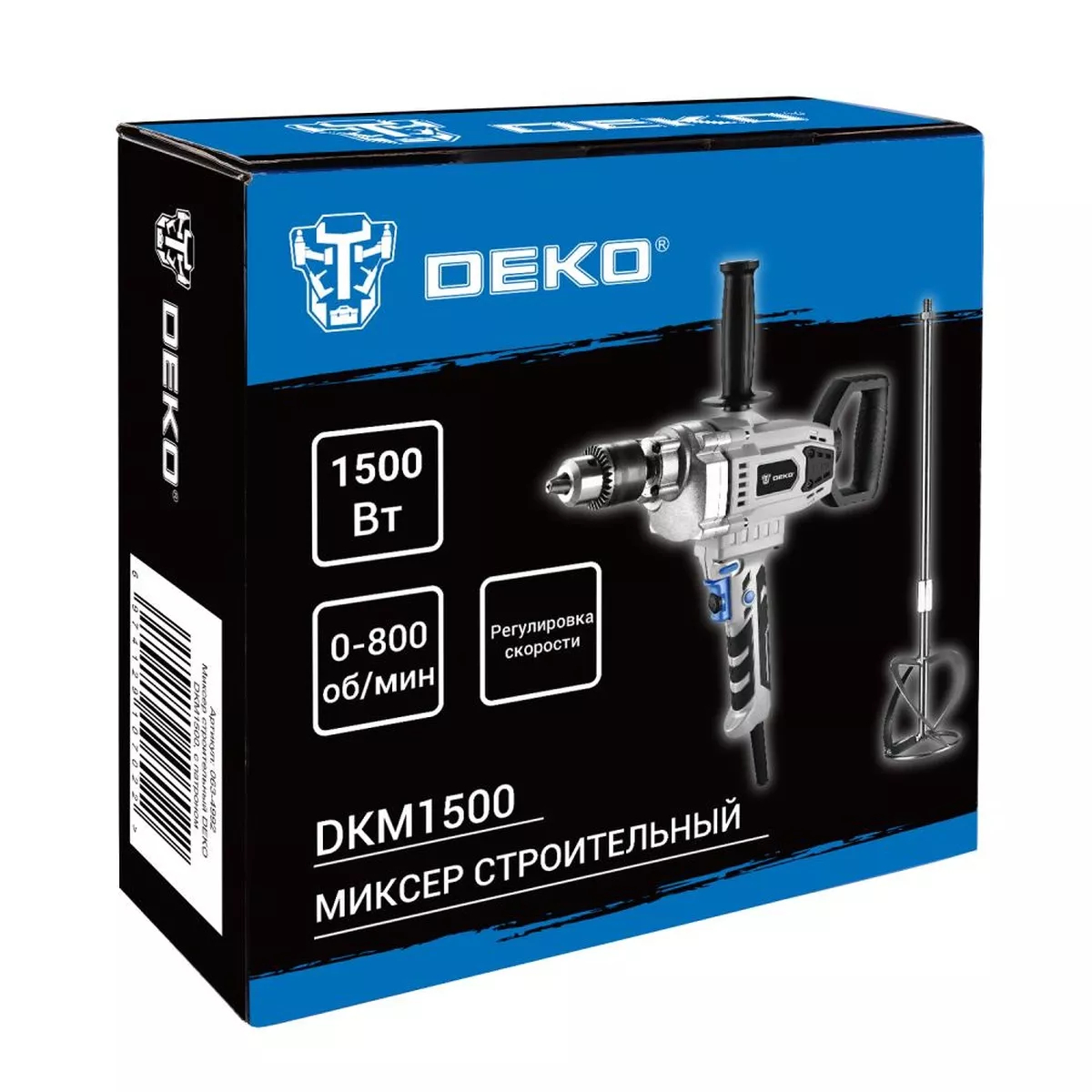 Миксер строительный DEKO DKM1500 1500 Вт с патроном 063-4161