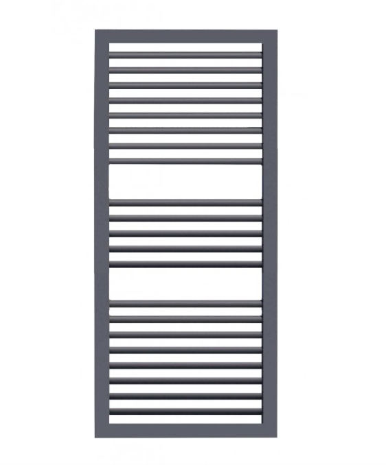 Полотенцесушитель водяной Lazzarini Asti 770x500 мм прямой антрацит 3865255