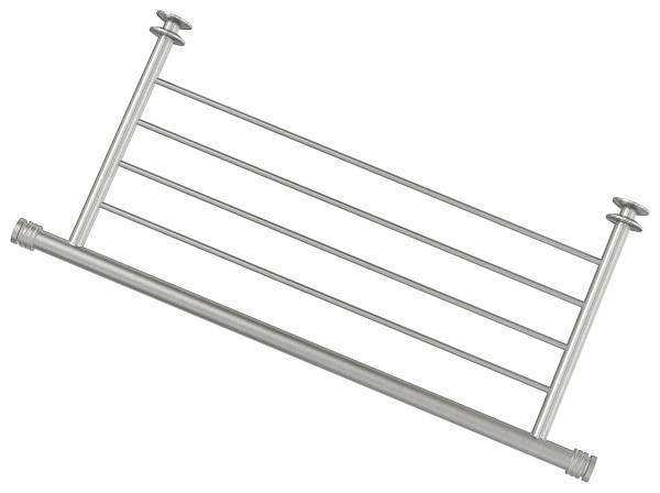 Полка для полотенцесушителя Сунержа прямая 4 перекладины 538x240 мм сатин 071-2012-4470
