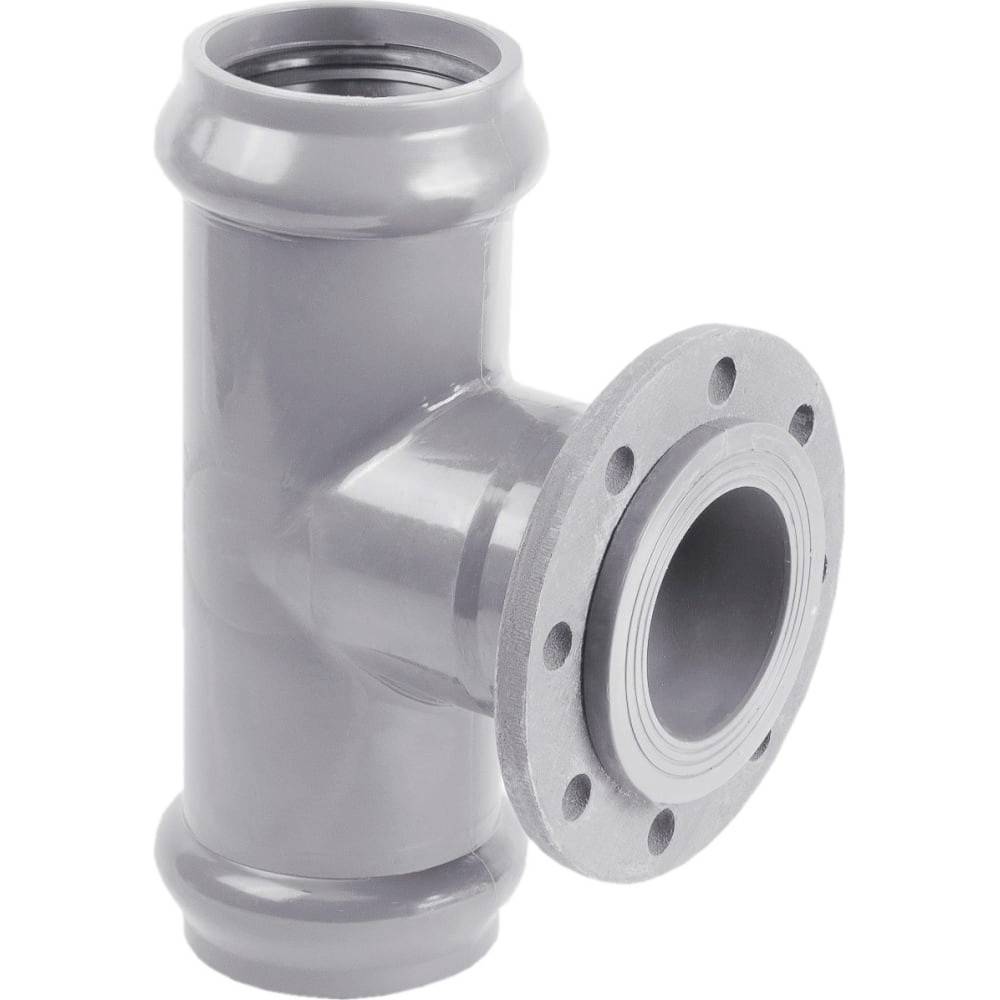 Тройник ПВХ Хемкор с металлическим фланцем 160x100 мм 90° НС-1455413