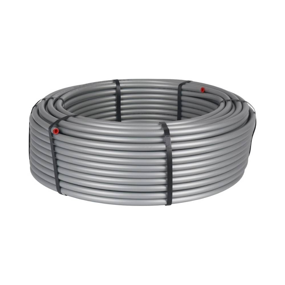 Труба из сшитого полиэтилена Varmega Flex PE-Xa/EVOH 20x2.8 мм серебро бухта 200 м VM50102