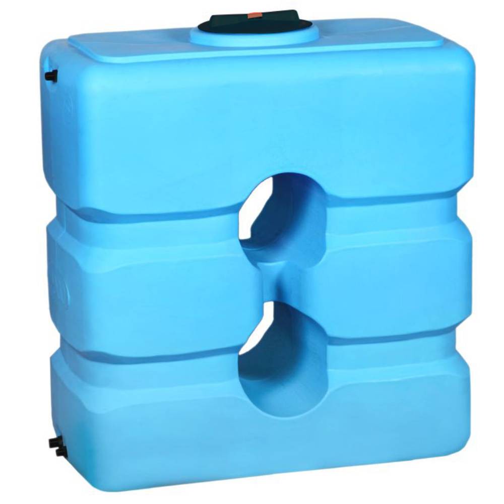 Бак для воды Акватек ATP-1000 прямоугольный синий с поплавком ATP-1000