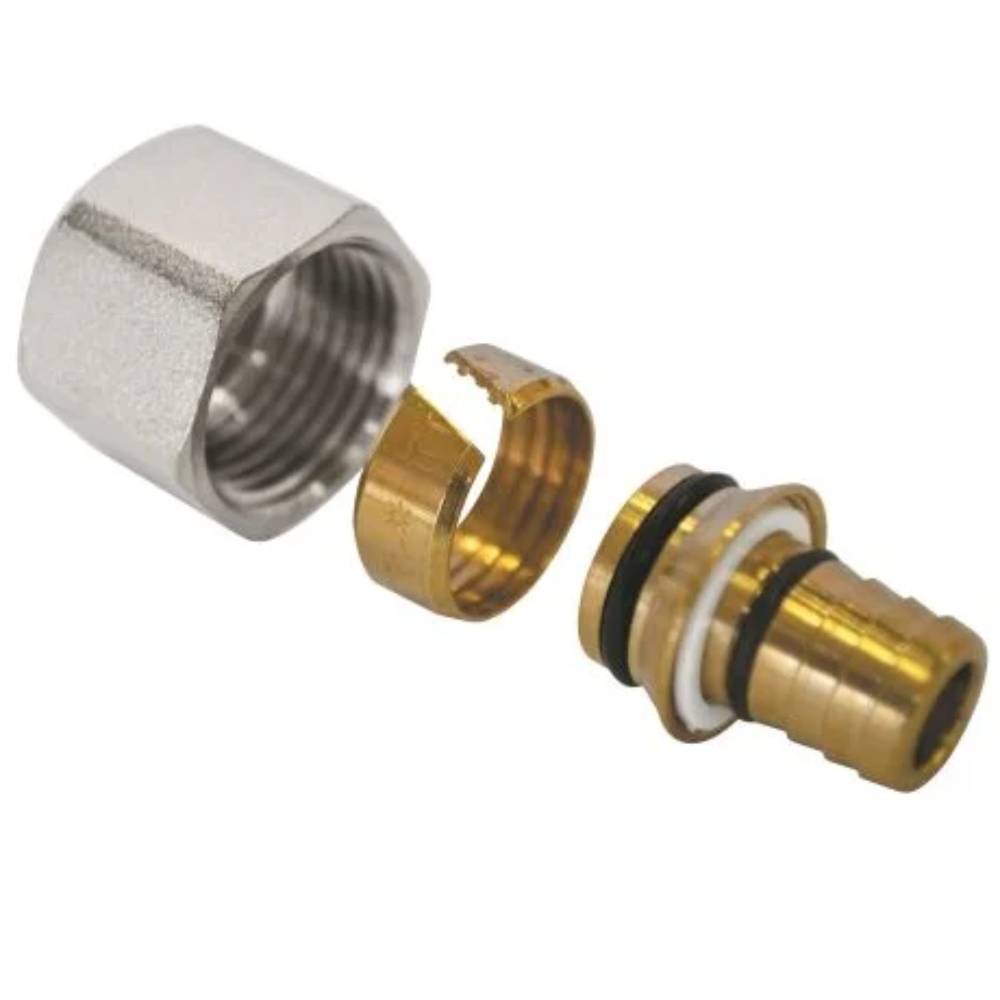 Фитинг коллекторный обжимной AQUALINK Евроконус 3/4 x 16 мм 02720