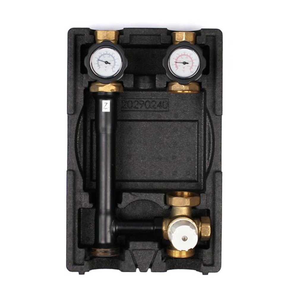 Насосная группа Elsen DN 25 смесительная с термостатическим клапаном без насоса EFG25.031