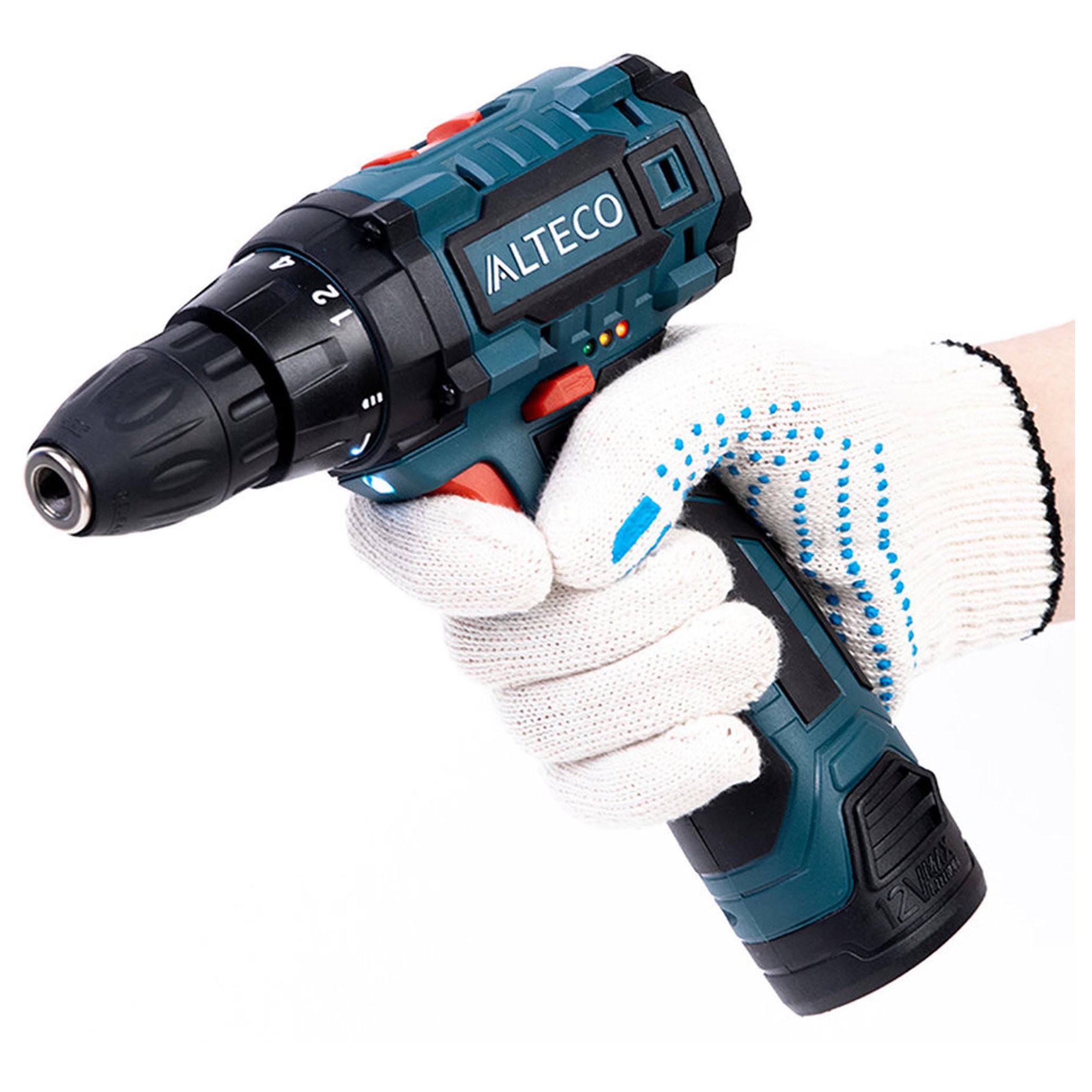 Дрель-шуруповерт аккумуляторная ALTECO CD 1210.1 Li Standard 12 В CD 1210.1