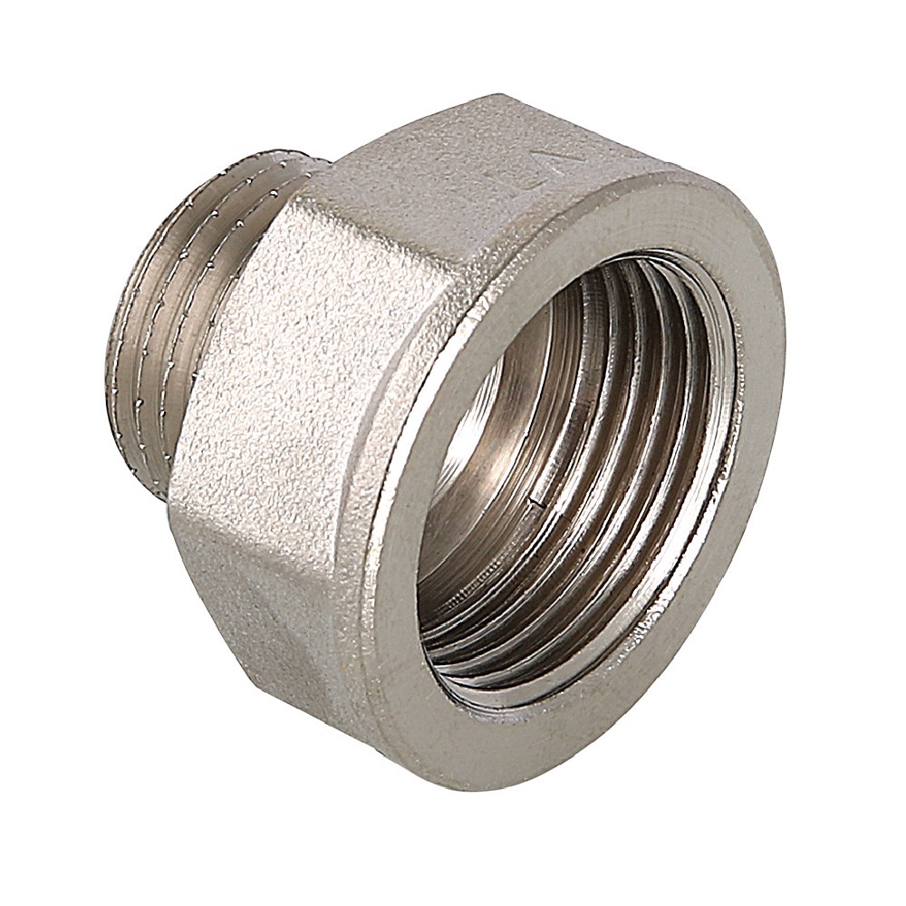 Переходник Valtec латунный никелированный ВР-НР 1 1/2x1 1/4 VTr.592.N.0807