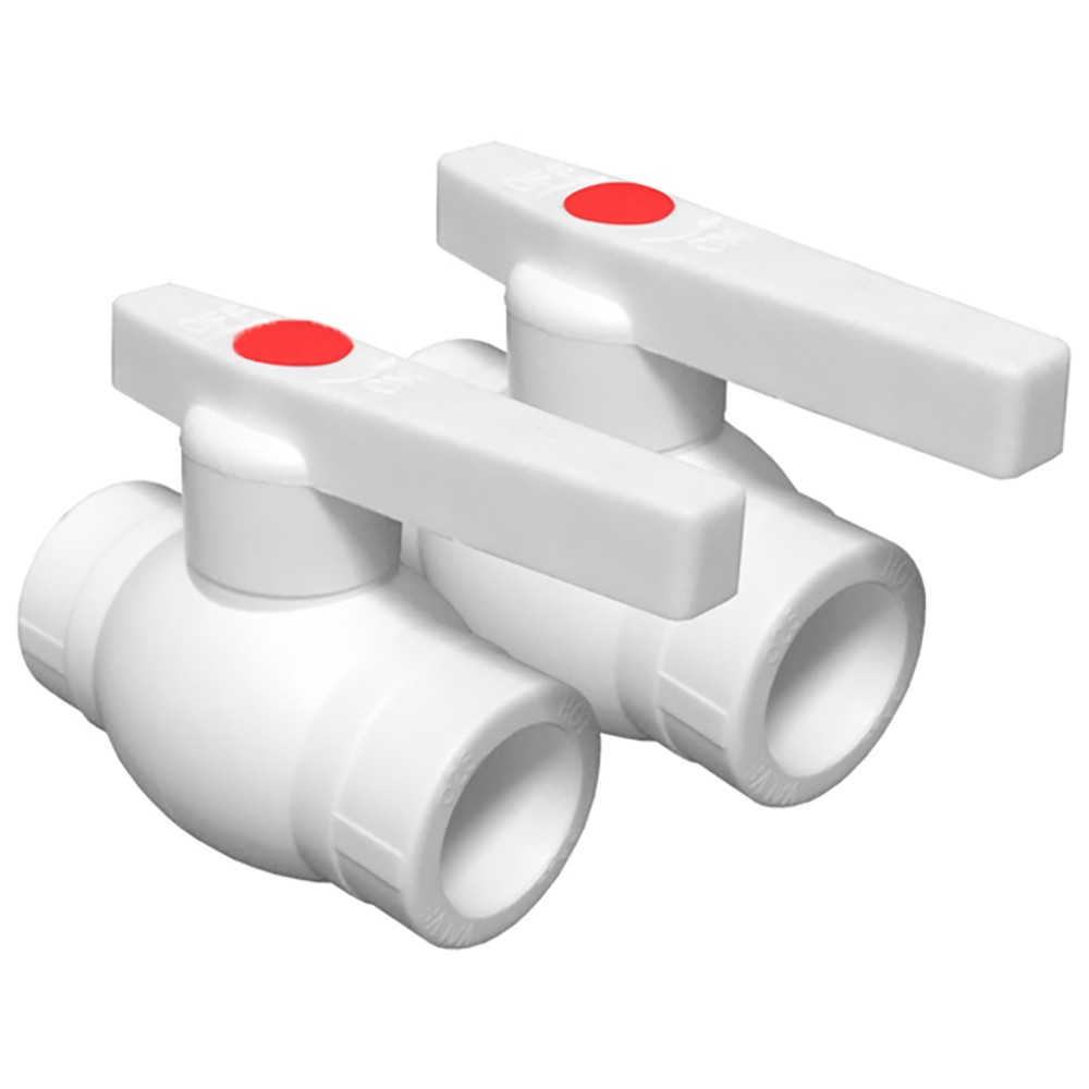 Кран шаровой полипропиленовый Valfex Optima PPR 25 мм белый 10101025