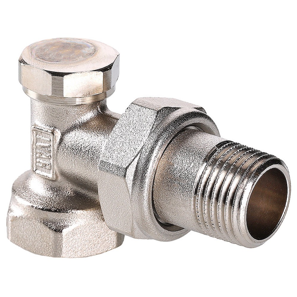 Клапан радиаторный запорный угловой Valtec 1/2 VT.019.N.04
