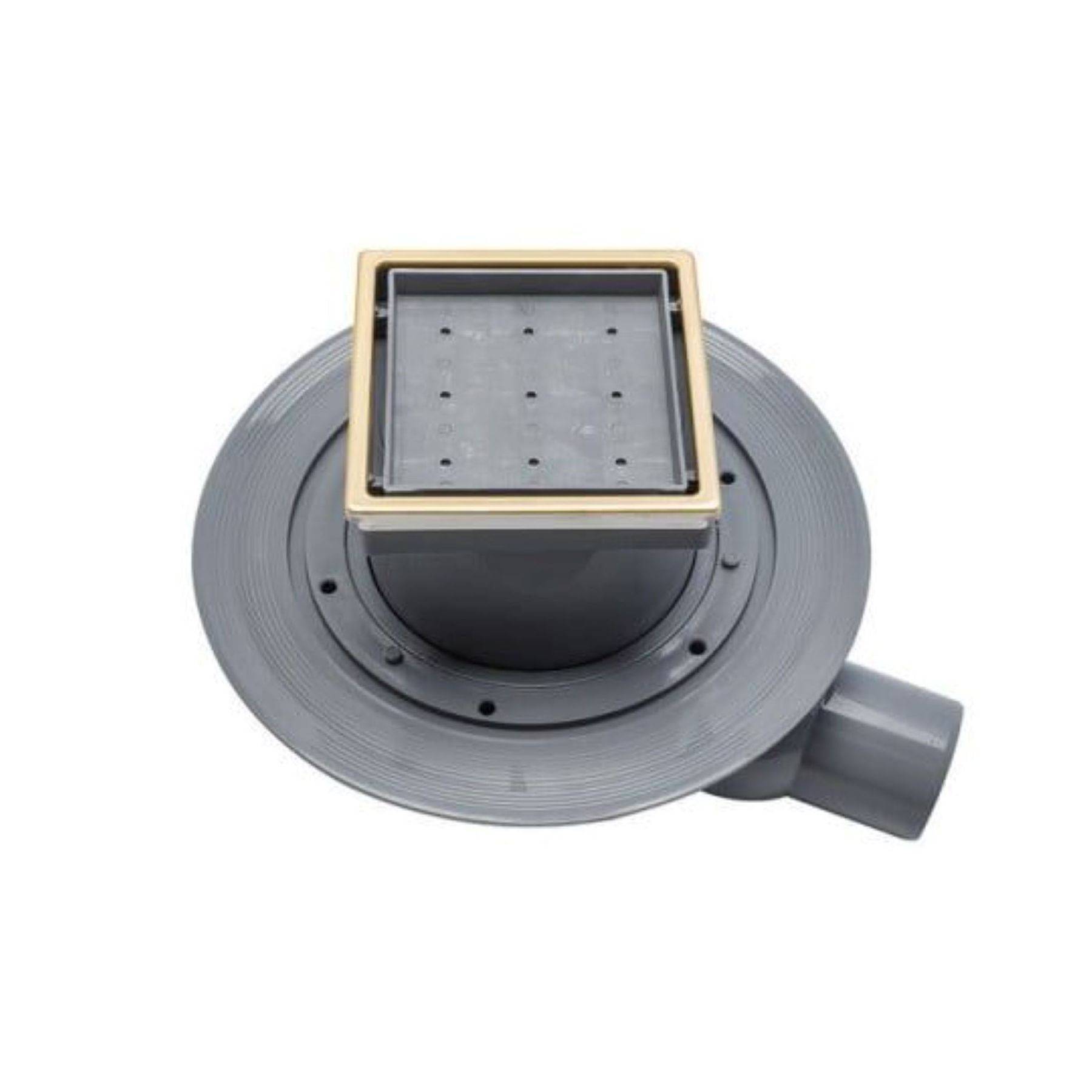 Трап для душа точечный PESTAN Confluo Standard 10х10 Dry 1 Ceramic Gold 13000113