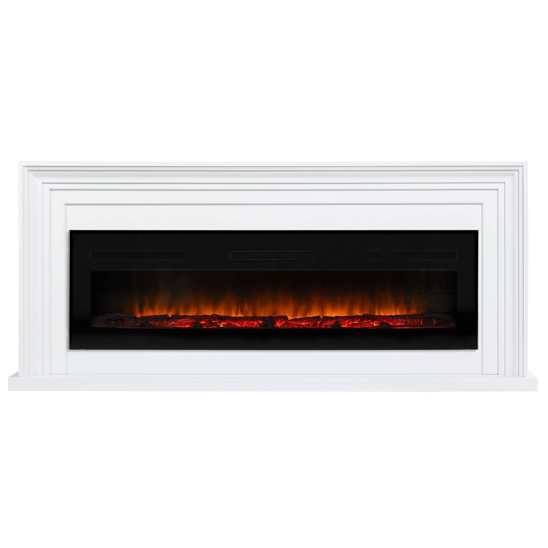 Портал для электрокамина Firelight Stretto Long белый НС-1485899