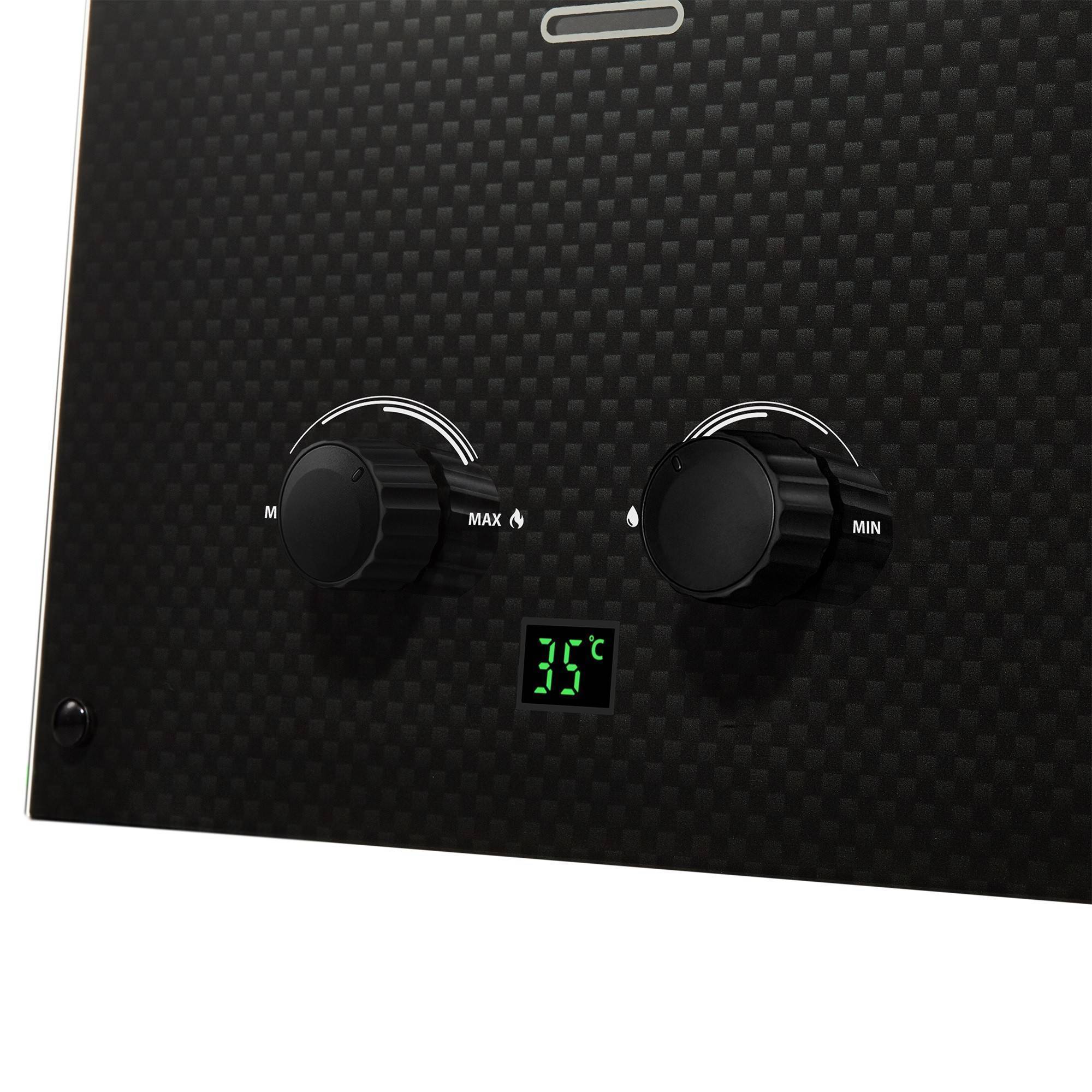 Газовая колонка Ballu GWH 10 Fiery Glass Carbon 10 л/мин 1584731