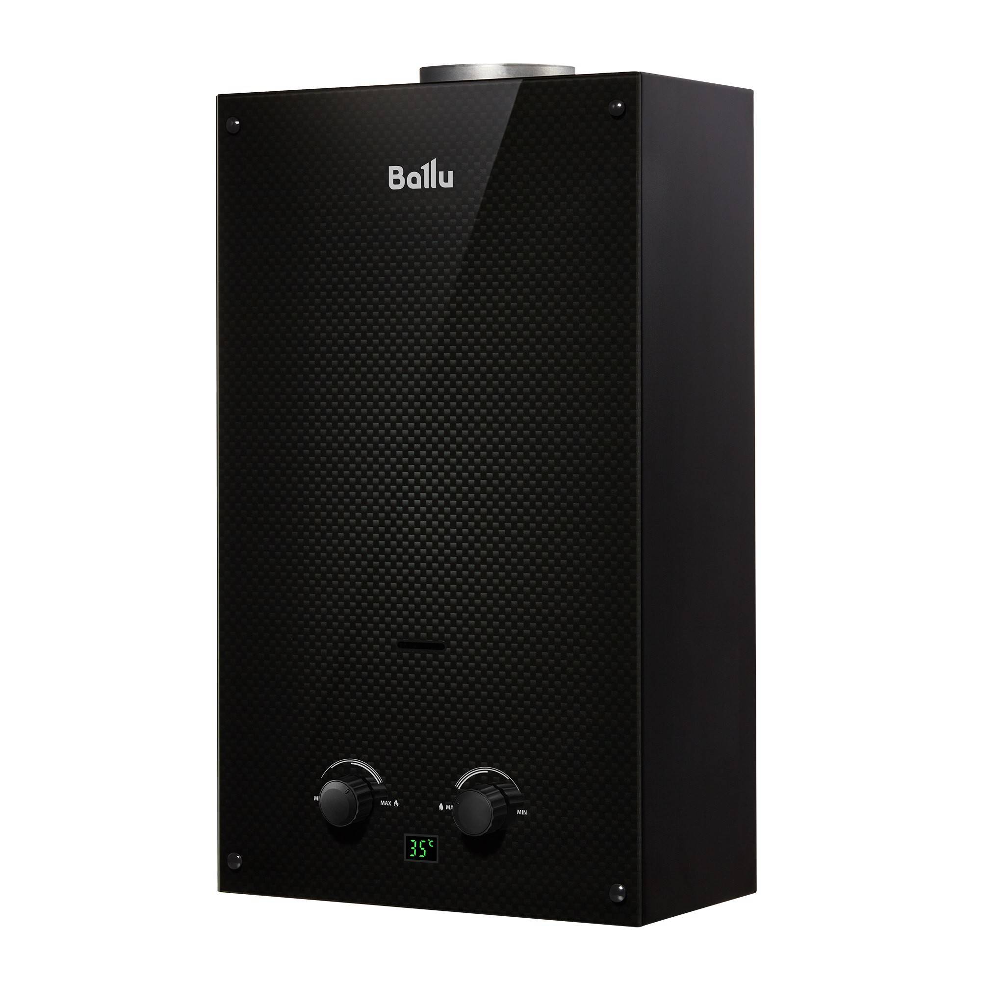 Газовая колонка Ballu GWH 10 Fiery Glass Carbon 10 л/мин 1584731