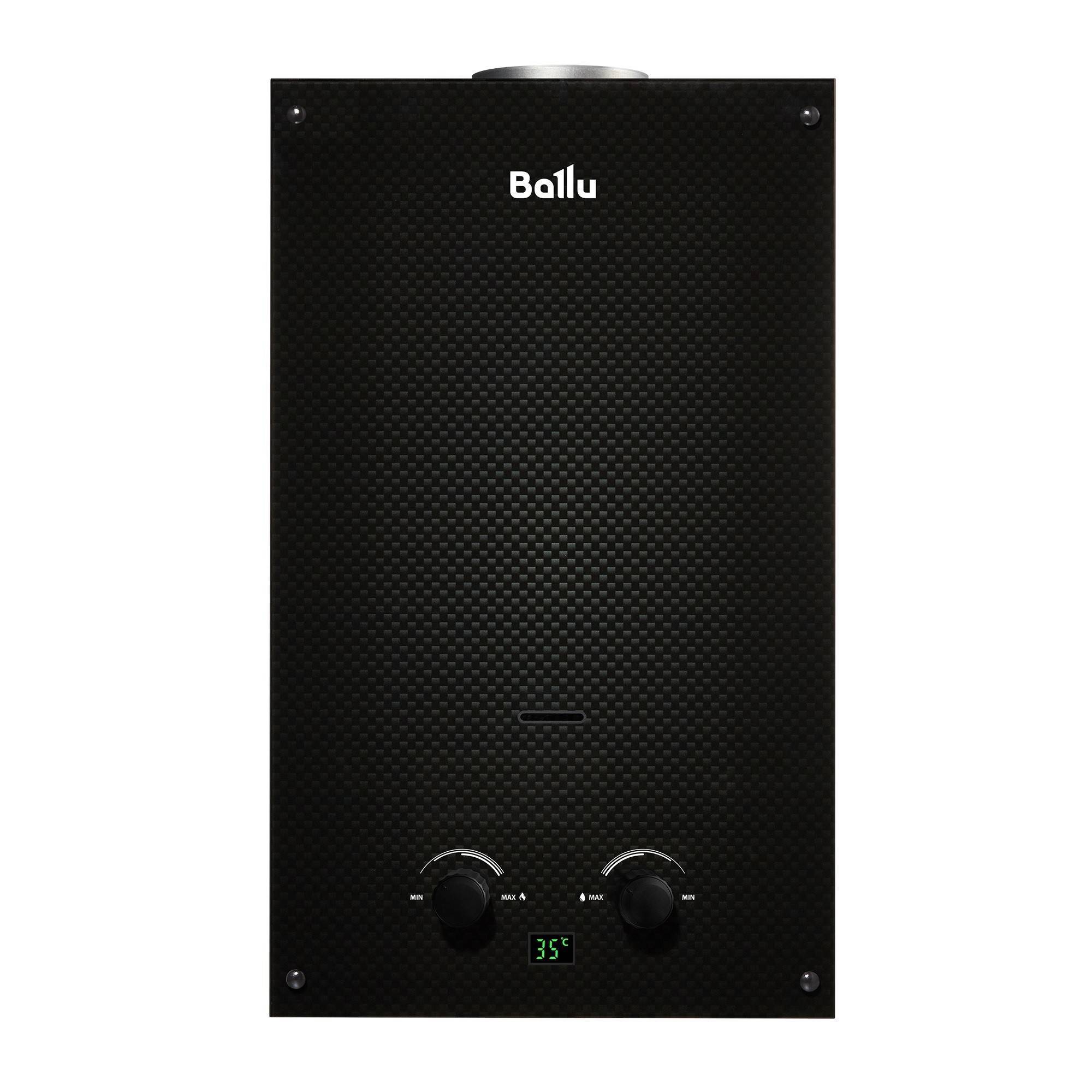 Газовая колонка Ballu GWH 10 Fiery Glass Carbon 10 л/мин 1584731