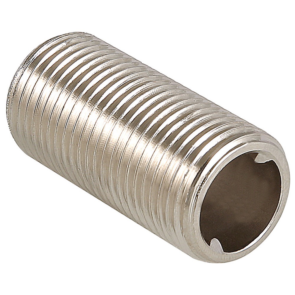 Ниппель под сгонный ключ Valtec 3/4 дюйма НН никелированный VTr.651.N.05