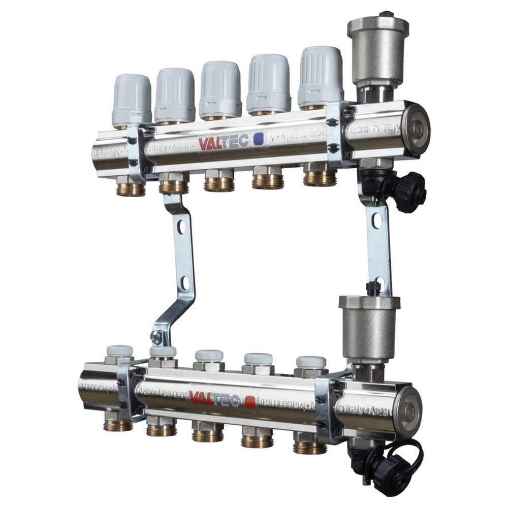 Коллекторная группа Valtec 1 1/4 x 3/4 EK 6 выходов VTc.594.EMNX